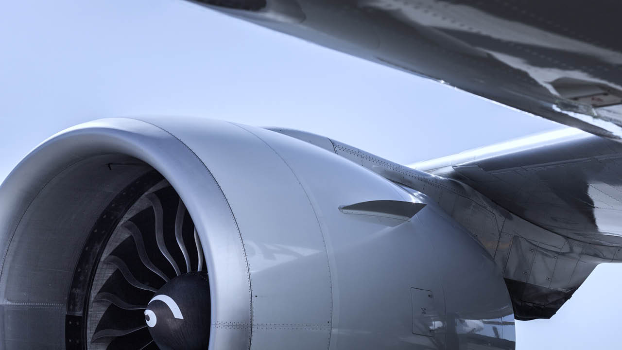 Cropped Image Of Jet Engine